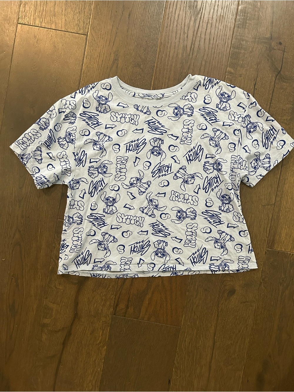 Lilo & Stitch Shirt Women’s Cotton Cropped Graphic Tee XL